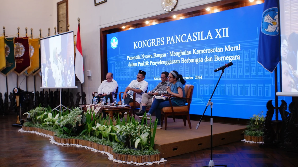 Kongres Pancasila XII di kampus Universitas Gadjah Mada (UGM) Yogyakarta. Kredit foto: ugm.ac.id